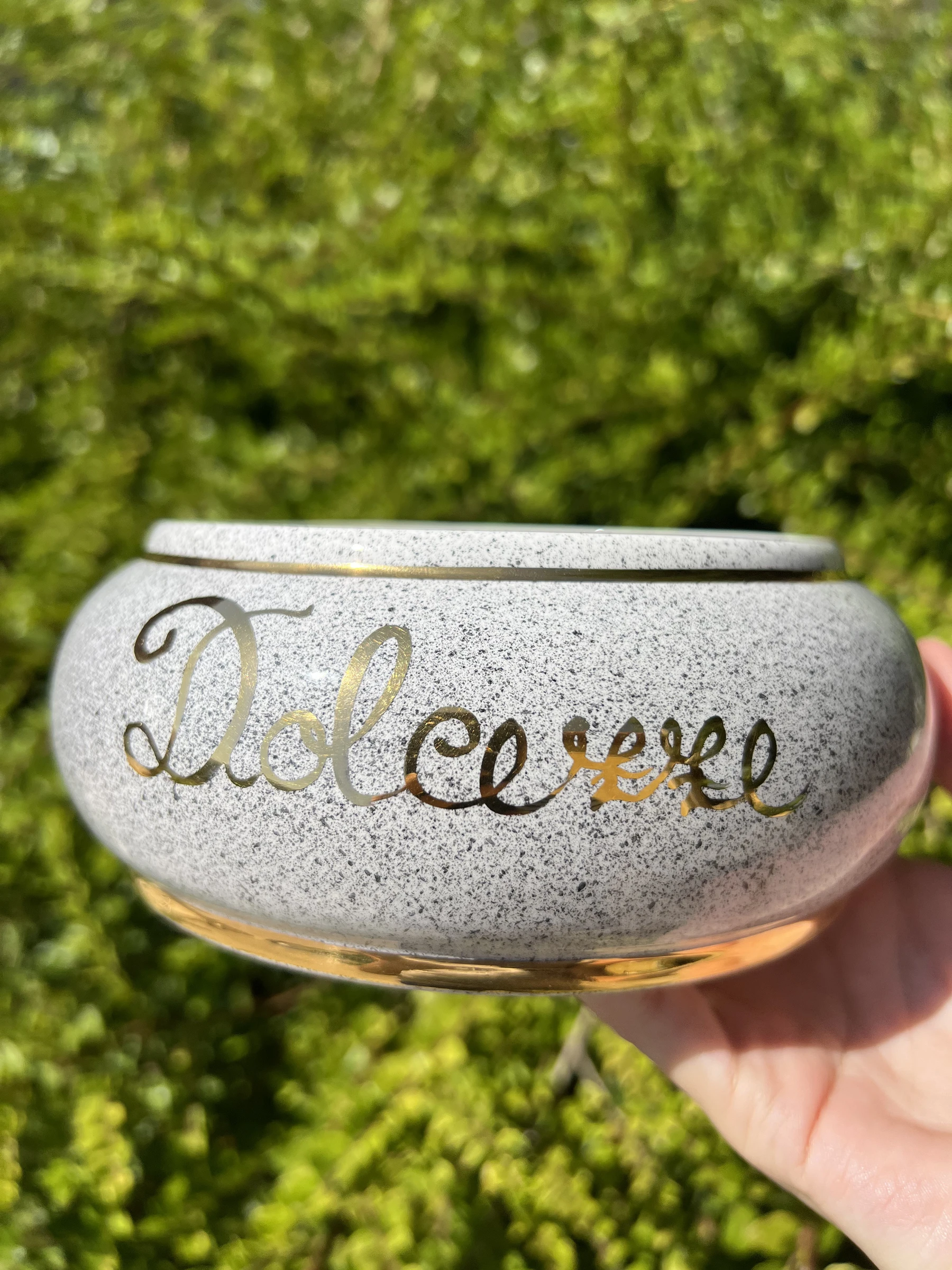 🍬 Vintage Bonbonnière Tellatin Bassano Italië keramiek Dolcezze met deksel – photo 6
